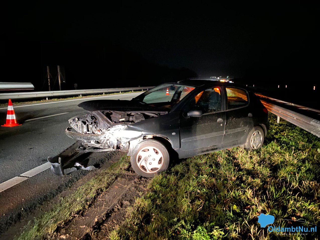 Forse schade na ongeval N33. #Oldambt