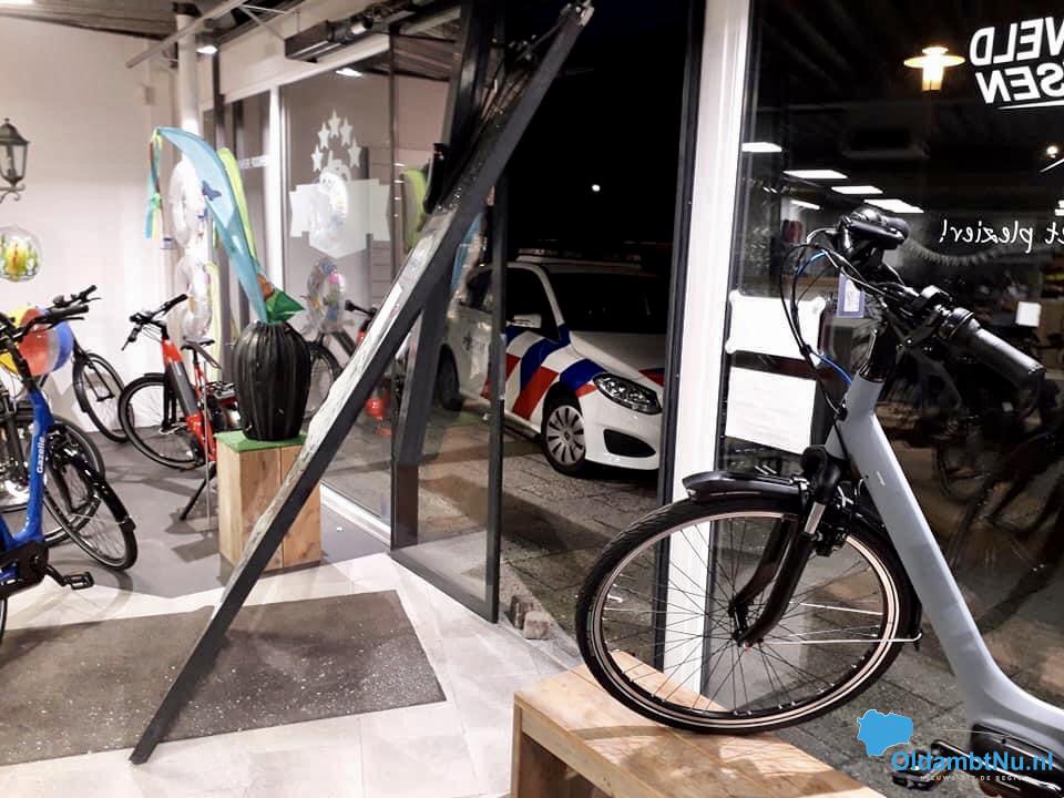 Twee fietsen gestolen tijdens inbraak bij fietsenwinkel. #Oldambt