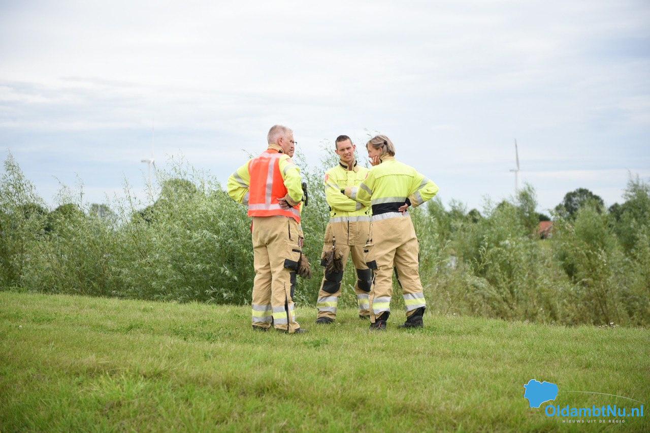 Ree en koe houden brandweer voor de gek. #Oldambt