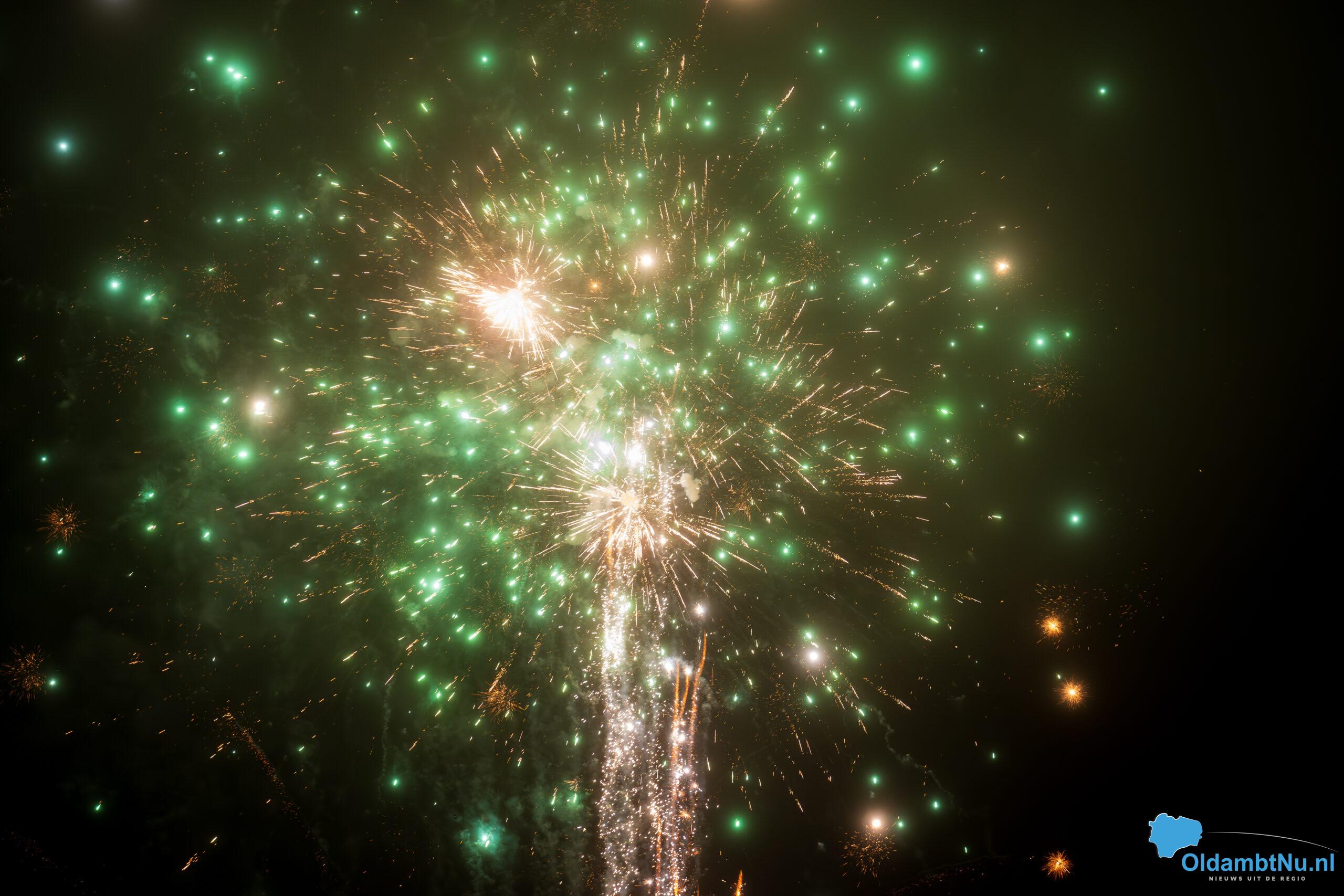 Spectaculaire vuurwerkshow 