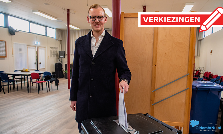 Verkiezingen 2025: Winschoter Tweede Kamerlid Reinder Blaauw (31) brengt stem uit