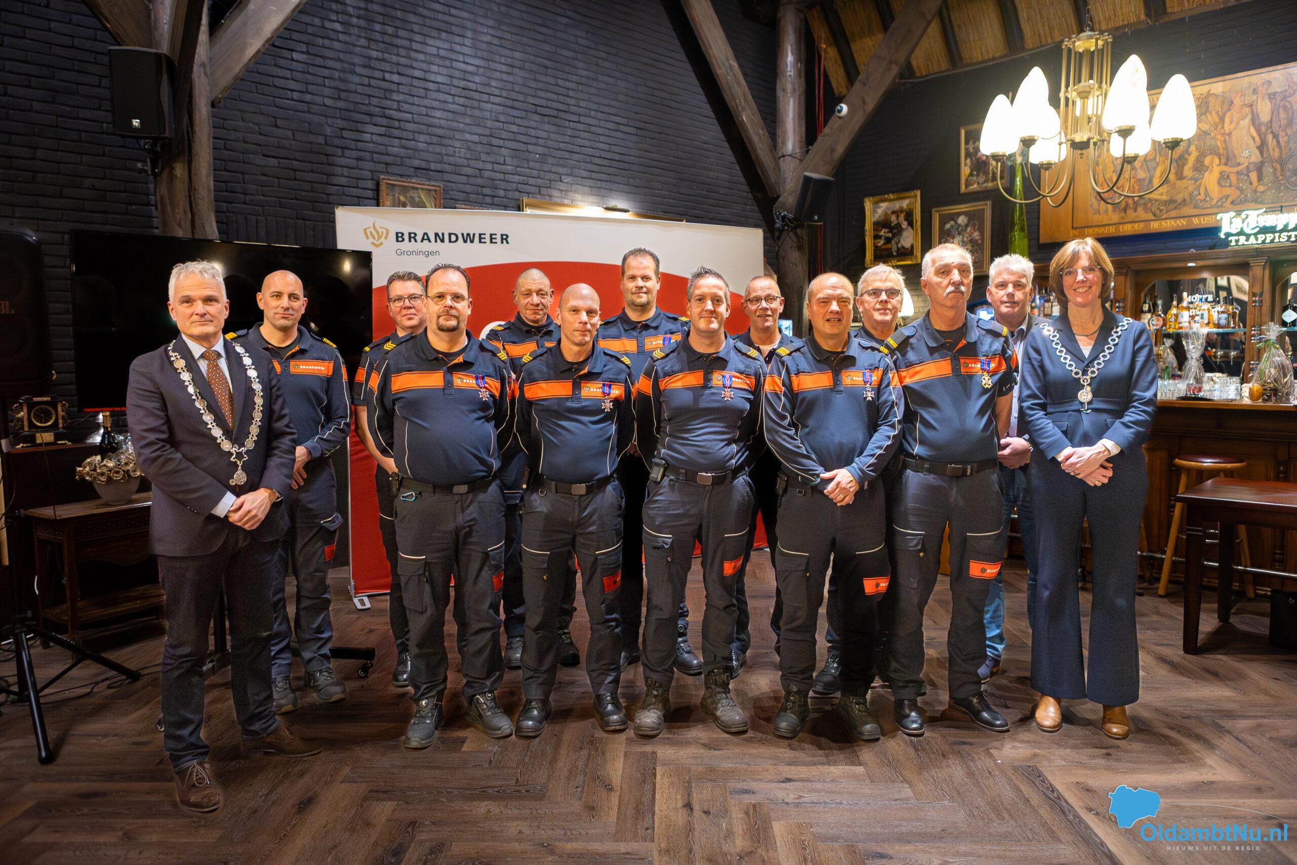 Brandweerposten komen samen voor jaarlijkse korpsavond in Winschoten