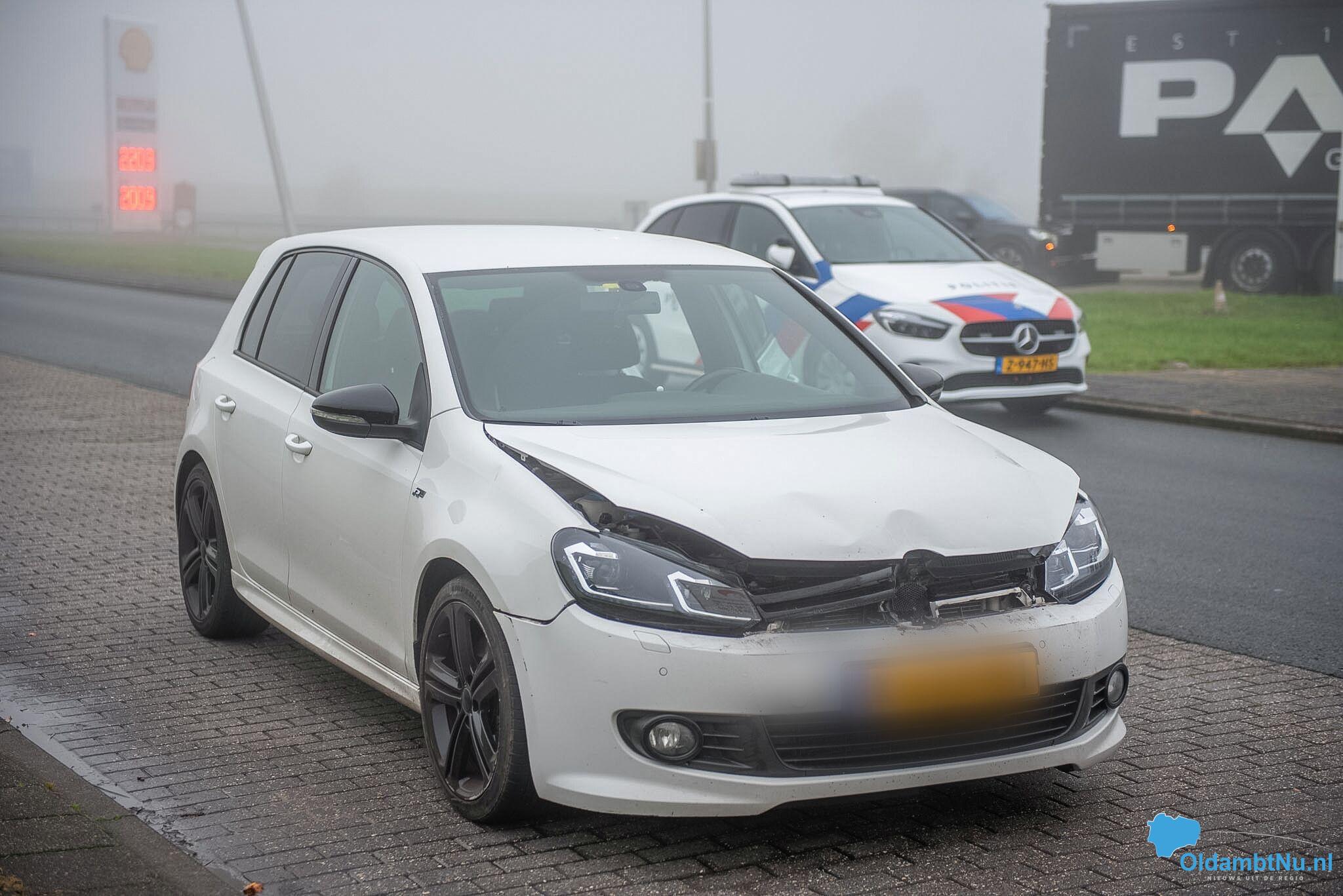 Verkeersongeval op A7 bij Scheemda