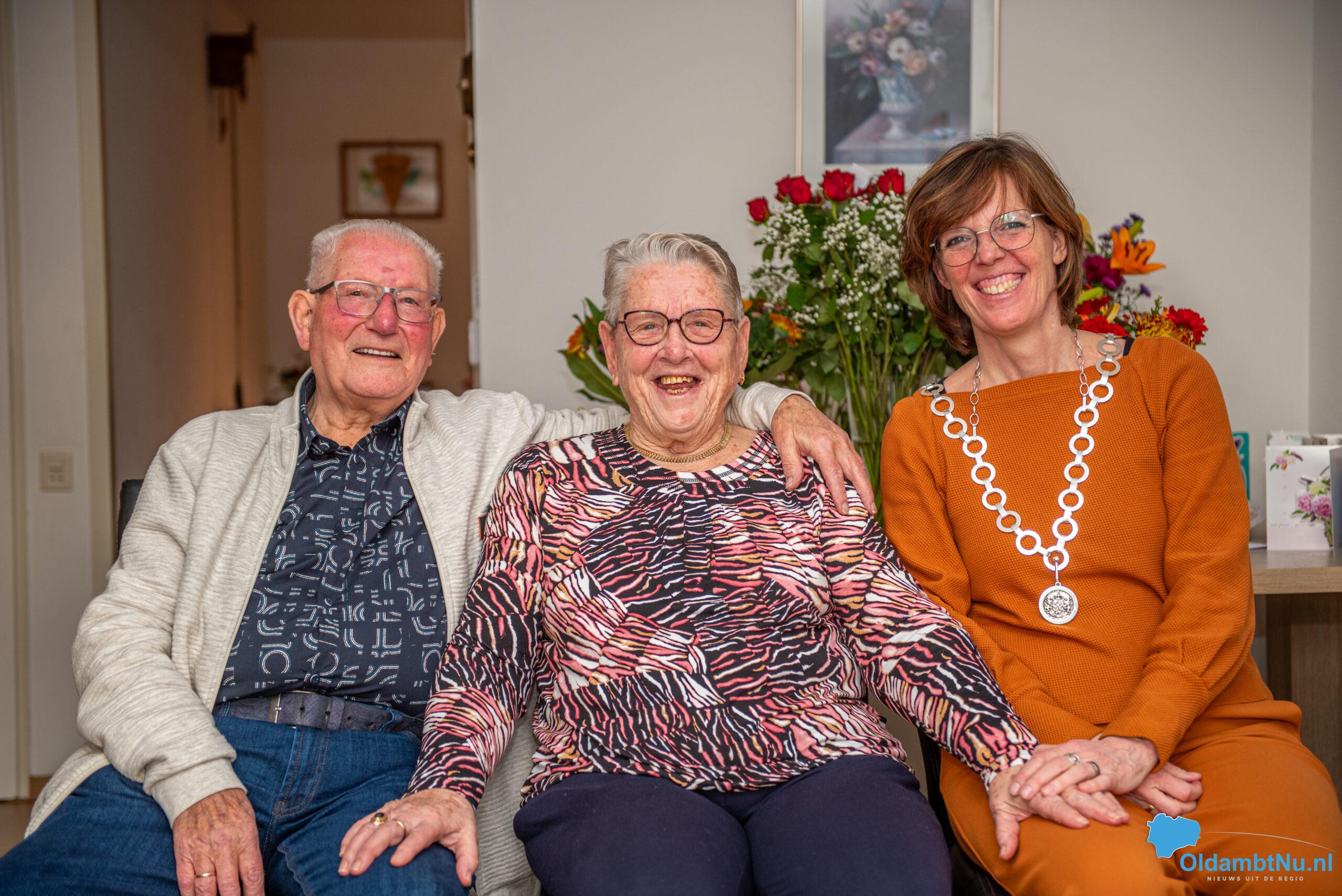 Echtpaar Oolders – Blokzijl 65 jaar getrouwd