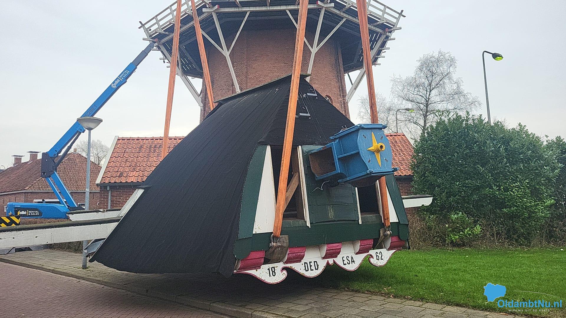 Molen Dijkstra ‘onthoofd’