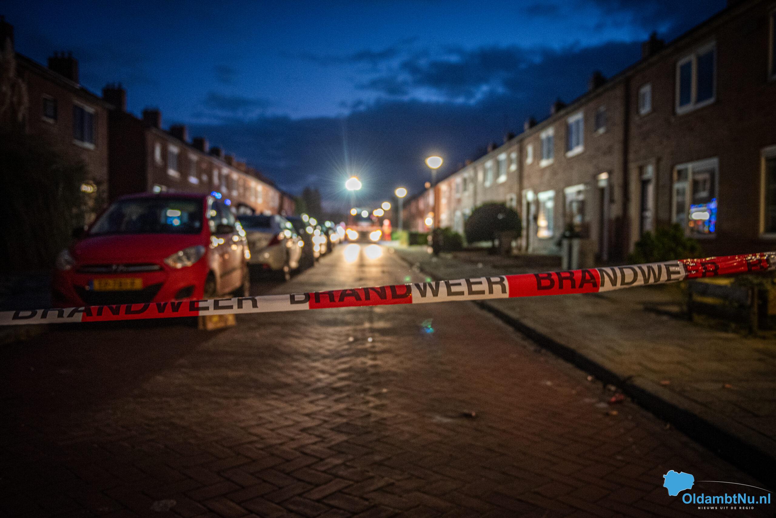 Brandweer rukt uit voor gaslucht in woning aan M.A. de Ruyterlaan