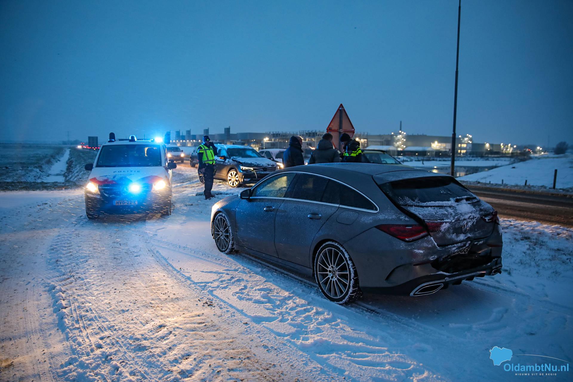 Ongeval N367 Winschoten Kop-staart aanrijding
