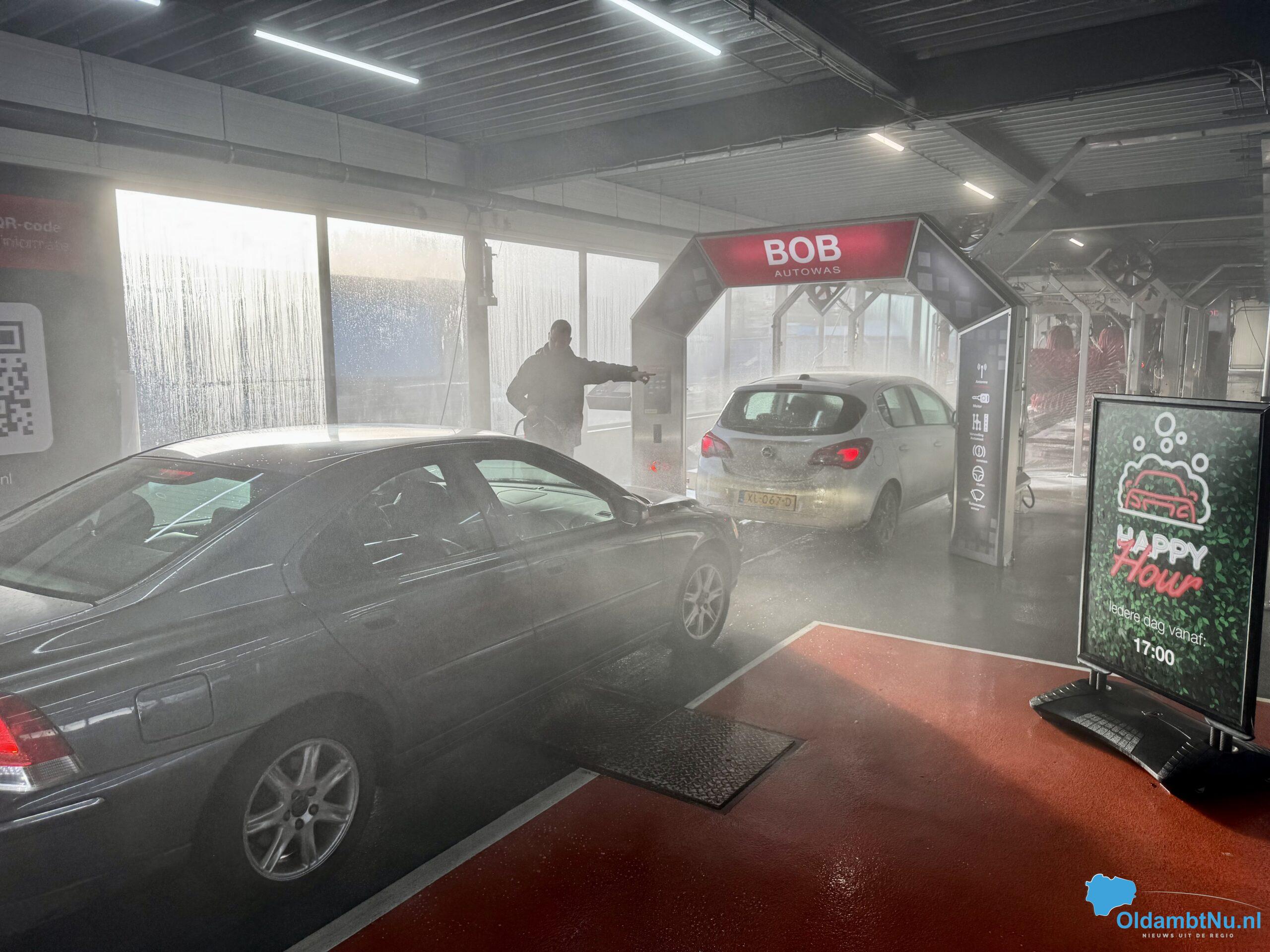 Drukte bij wasstraten in Oldambt na en tijdens winterweer