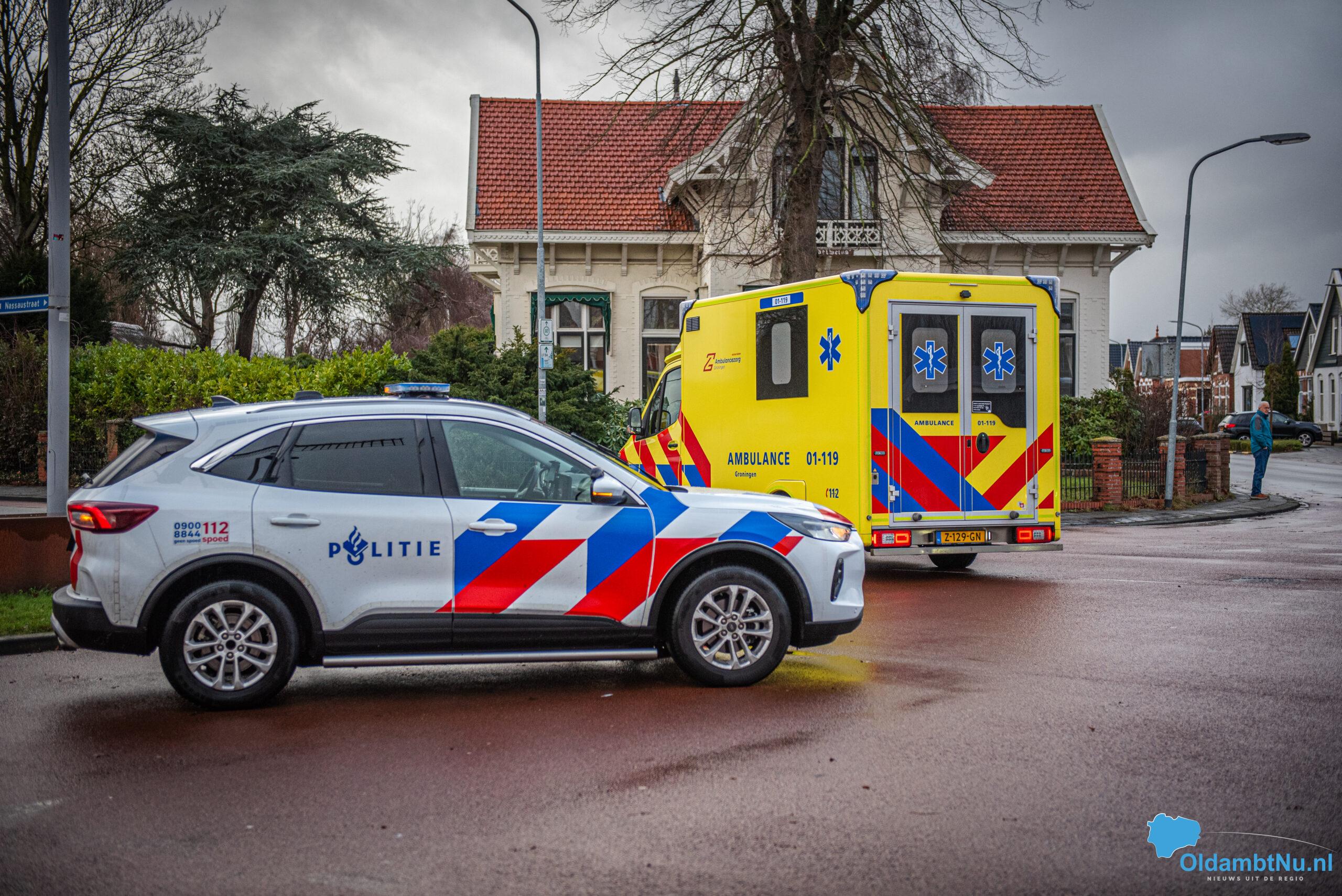Fietser naar ziekenhuis na ongeval op kruising Nassaustraat–Oudewerfslaan