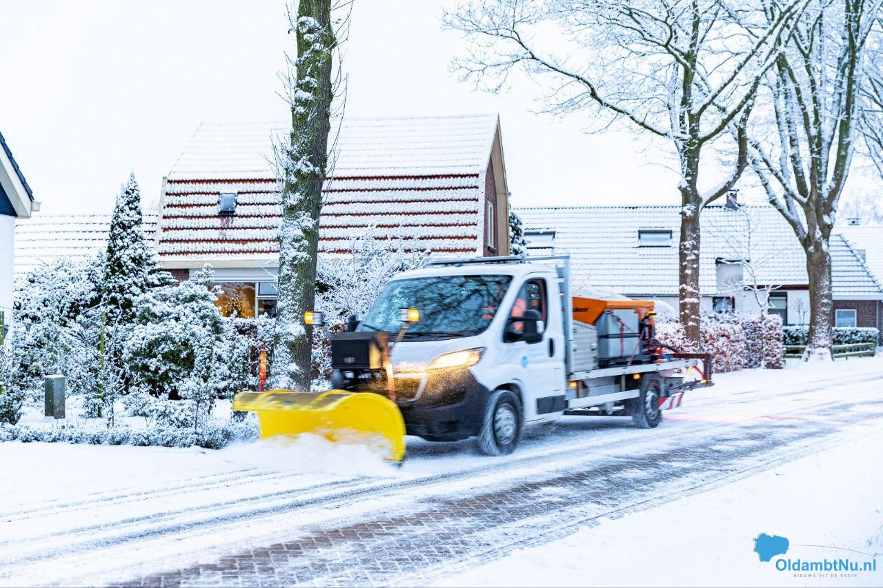 Zo pakt gemeente Oldambt gladheid op wegen en fietspaden aan
