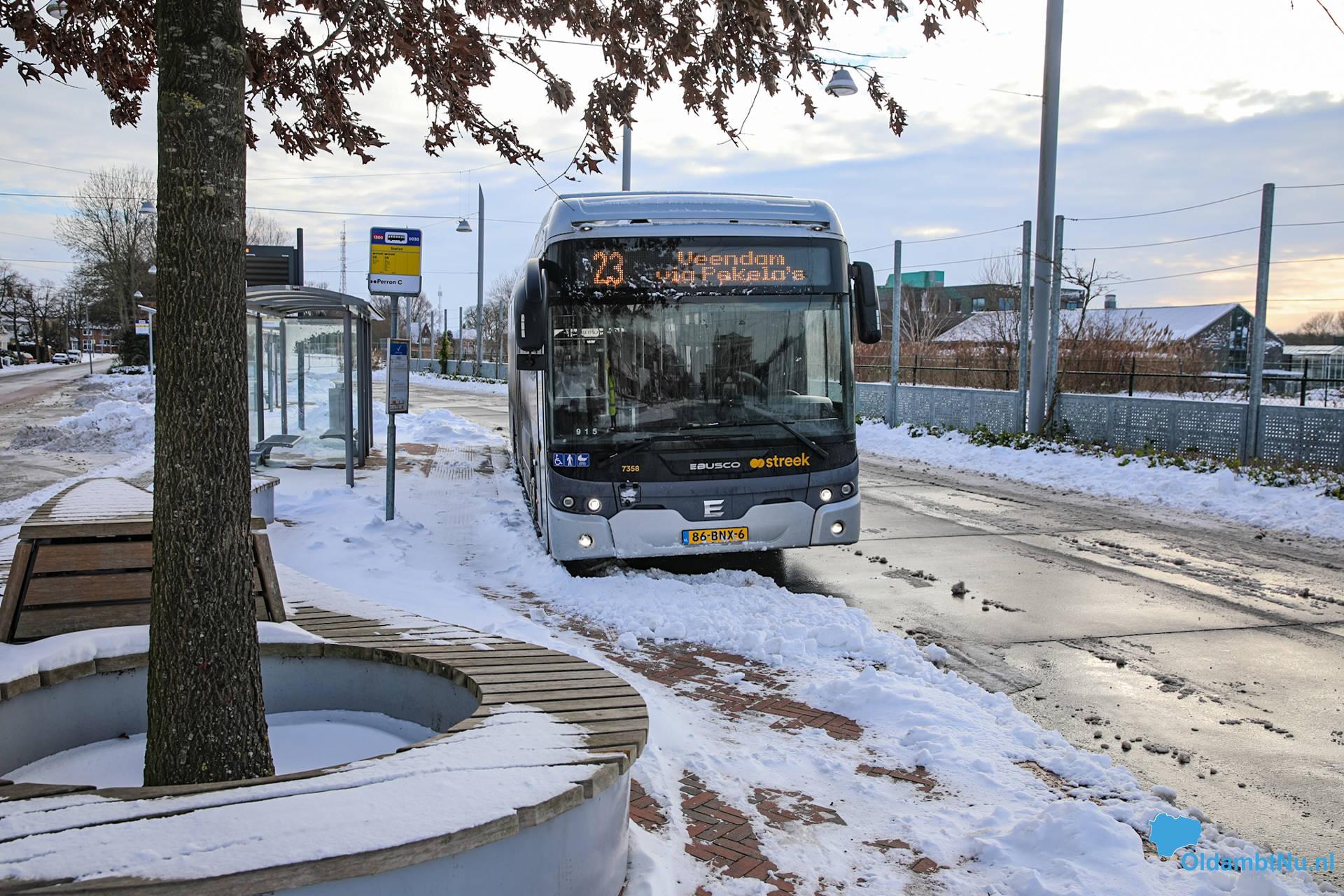 Geen bussen tot zeker 15.00 uur in Groningen