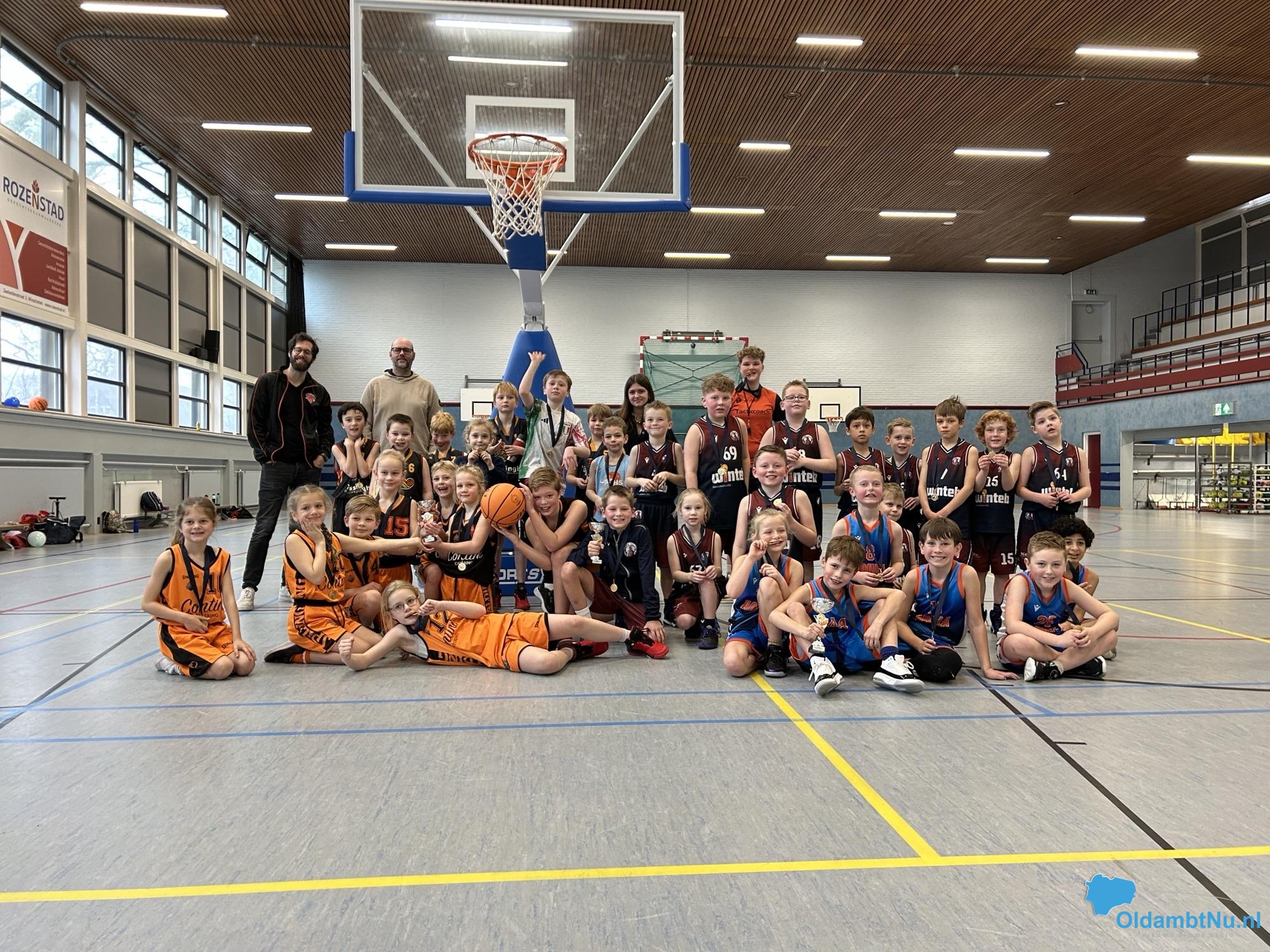 Jeugd-basketbaltoernooi voor onder 10 bij BV Millwings