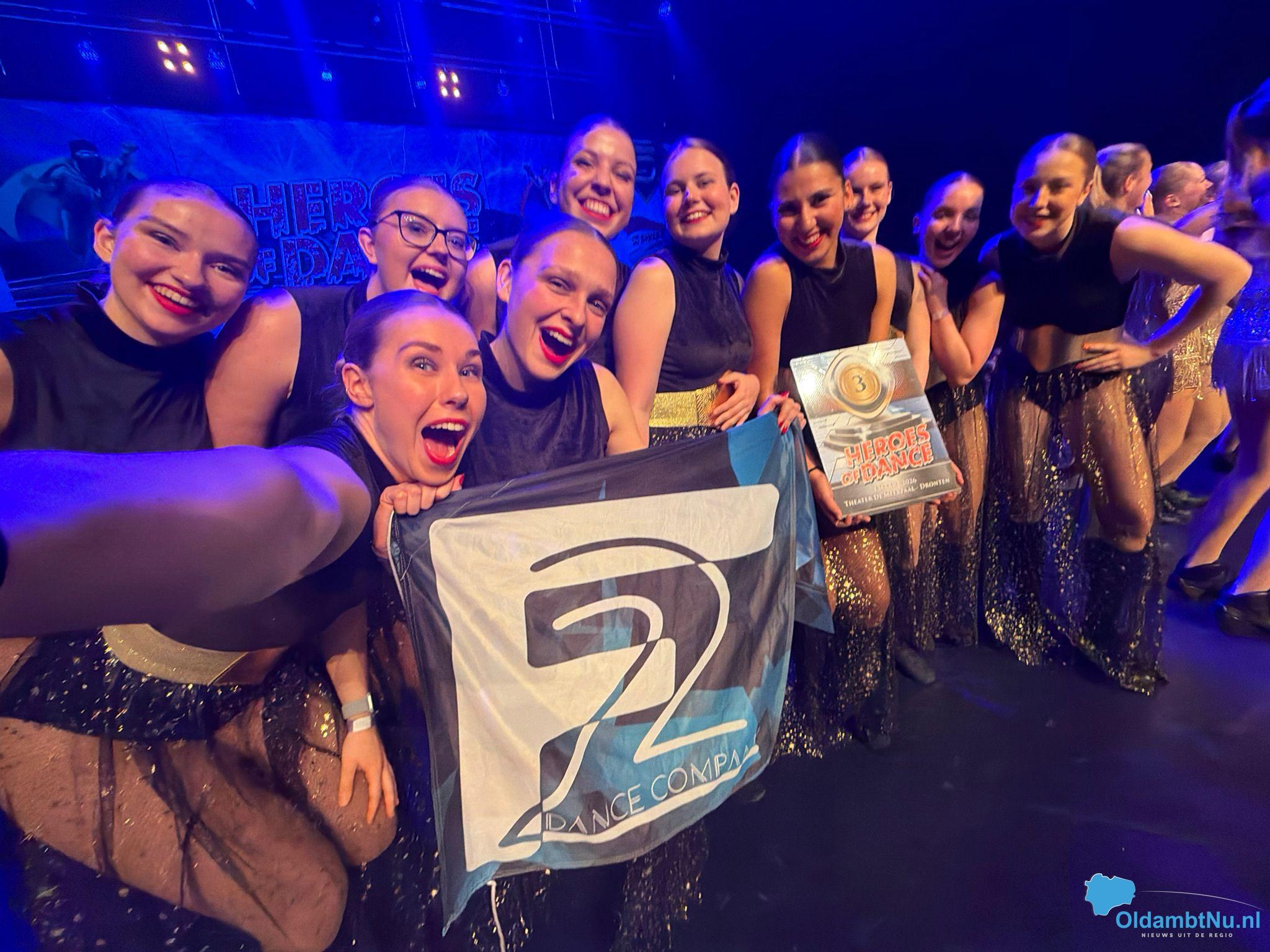 Zes teams, zes prijzen: danssucces voor F2DC in Dronten