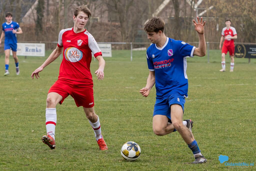 VV Nieuwolda wint derby van VV Wagenborger Boys na late treffer