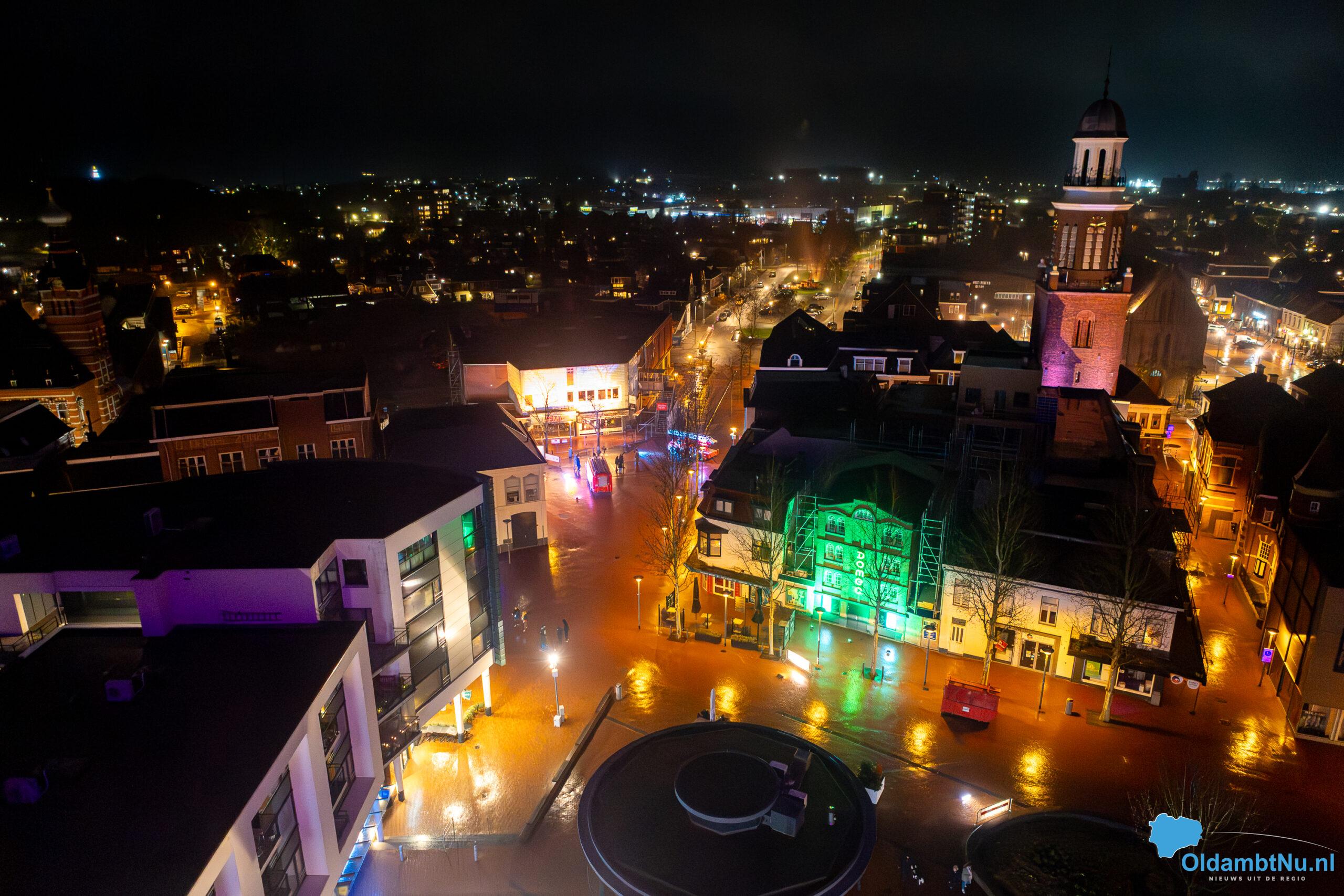 Fotoserie: RT41 zorgde weer voor verlichte gebouwen in Winschoten