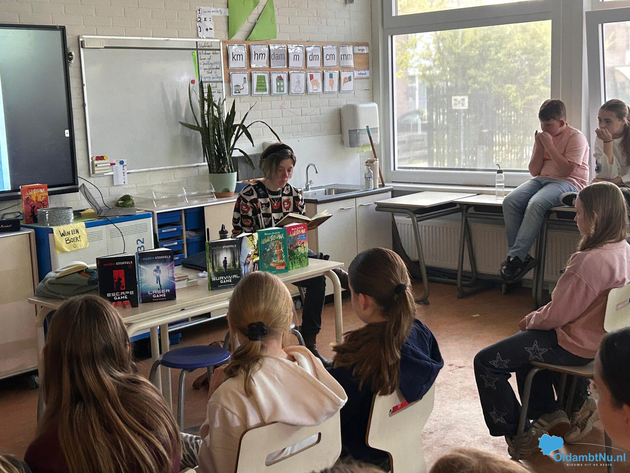 Kinderboekenschrijfster Maren Stoffels bezoekt KC Beukenlaan