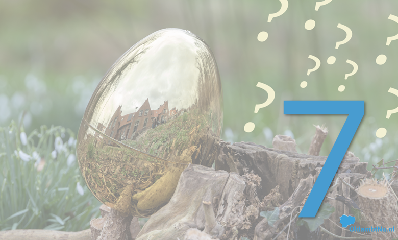 Vind een gouden paasei en win – nummer 7 (gevonden)