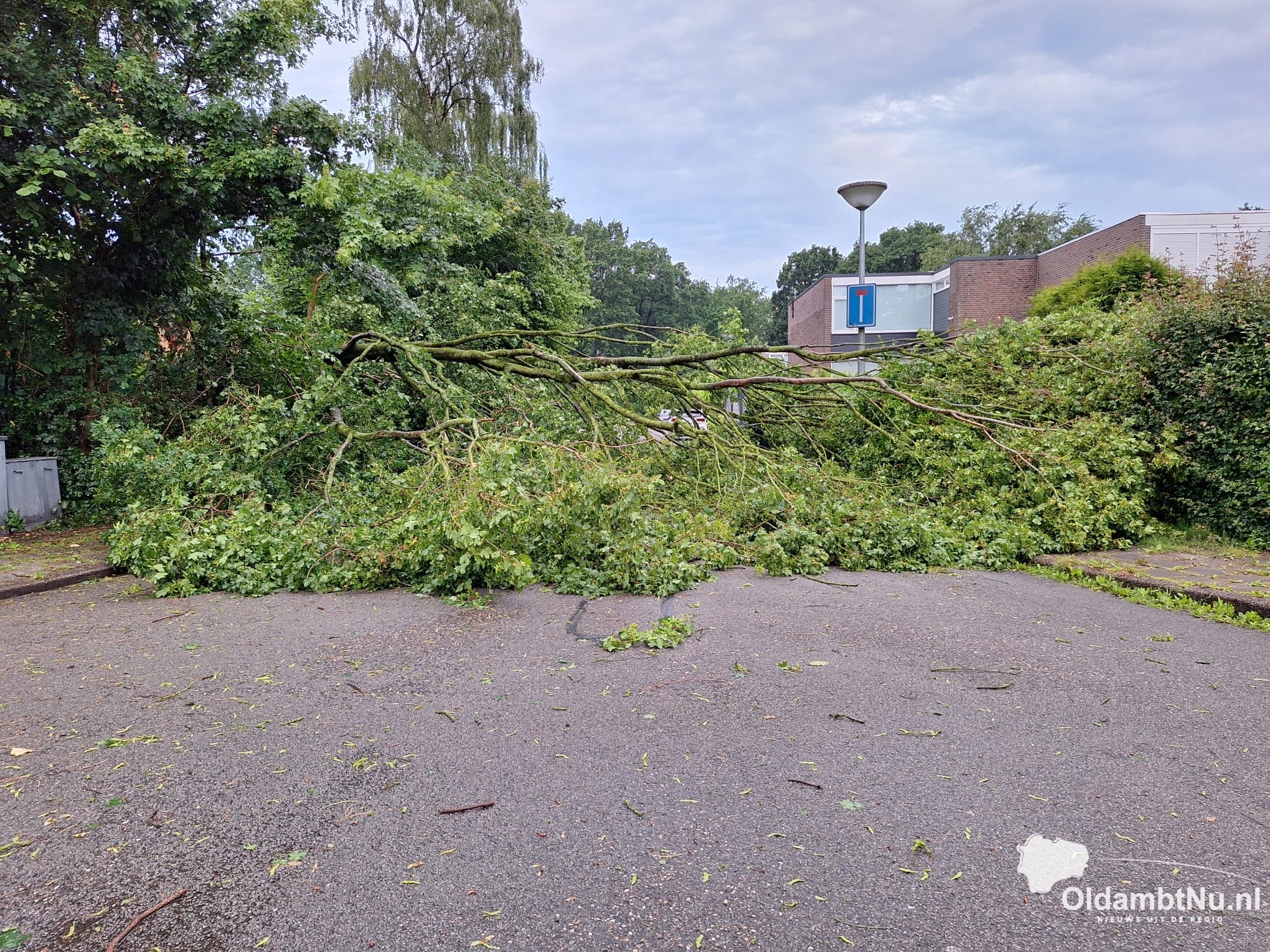 Storm veroorzaakt schade in Oldambt en omgeving