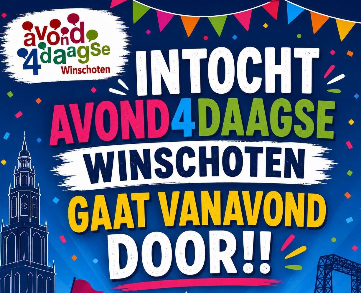 Avond4Daagse Winschoten vertrekt vanaf WVV-veld zodra iederen binnen is