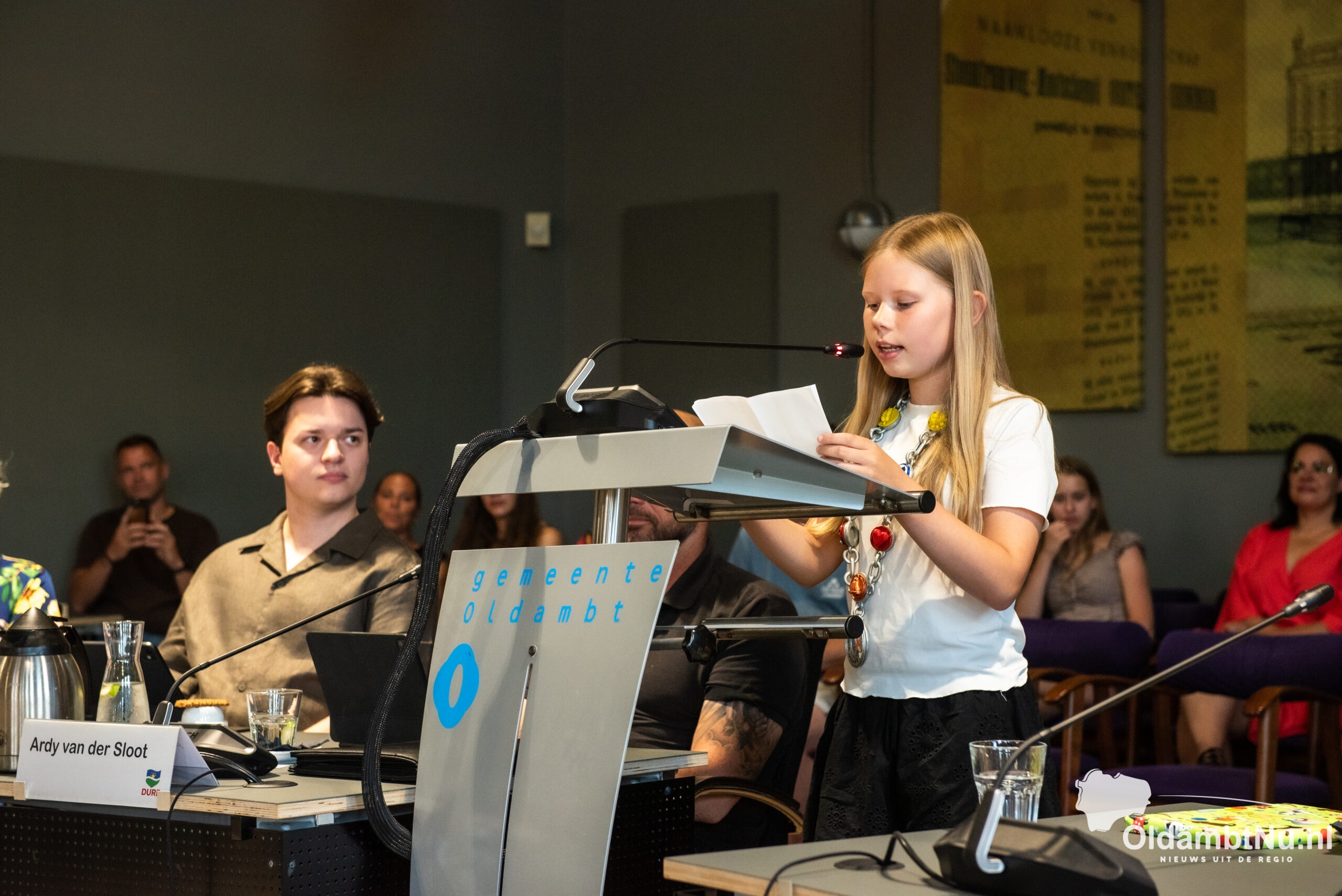 Kinderburgemeester Femke Nap en haar team nemen afscheid