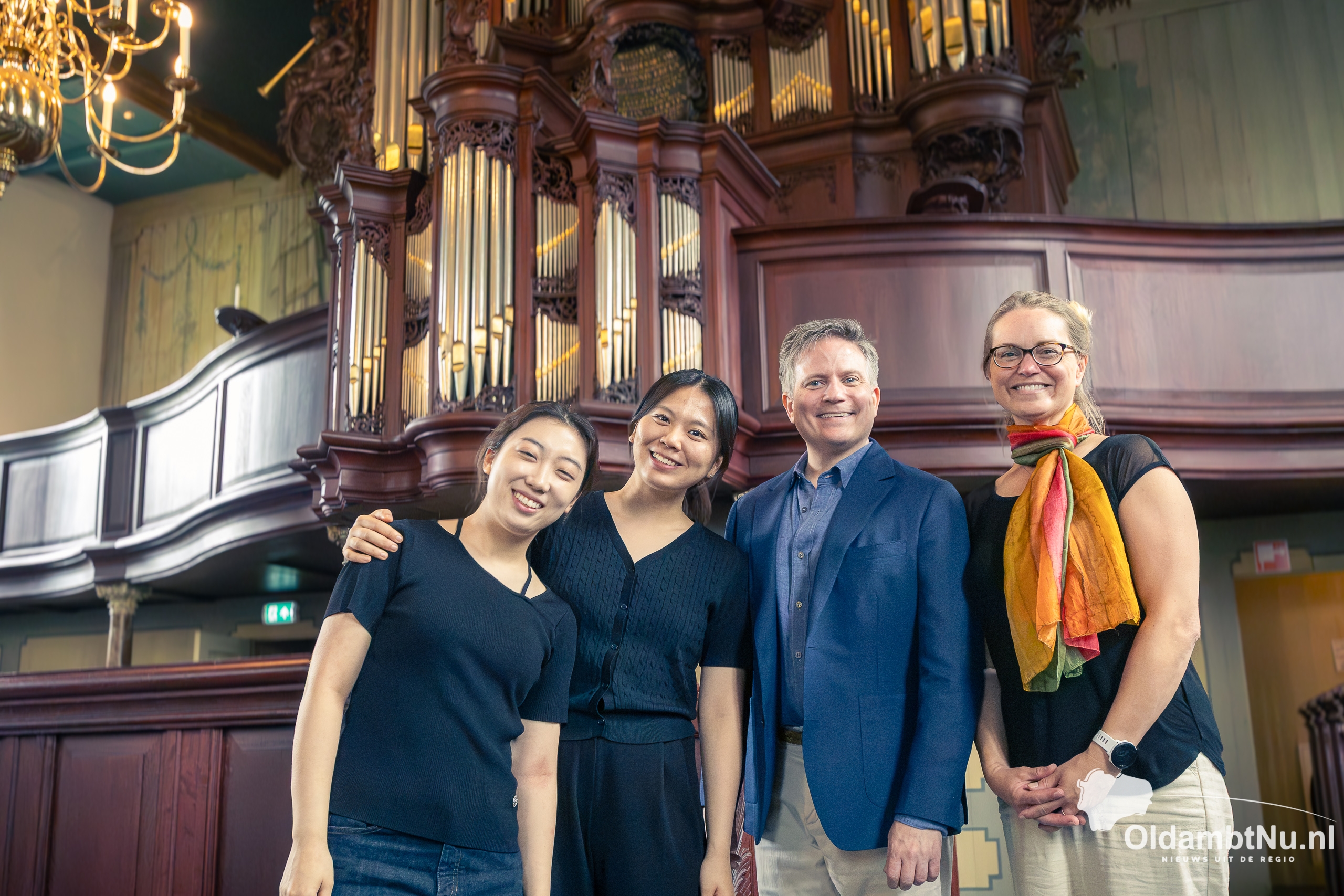 Internationale orgeltalenten verzorgen deelnemersconcert in Midwolda