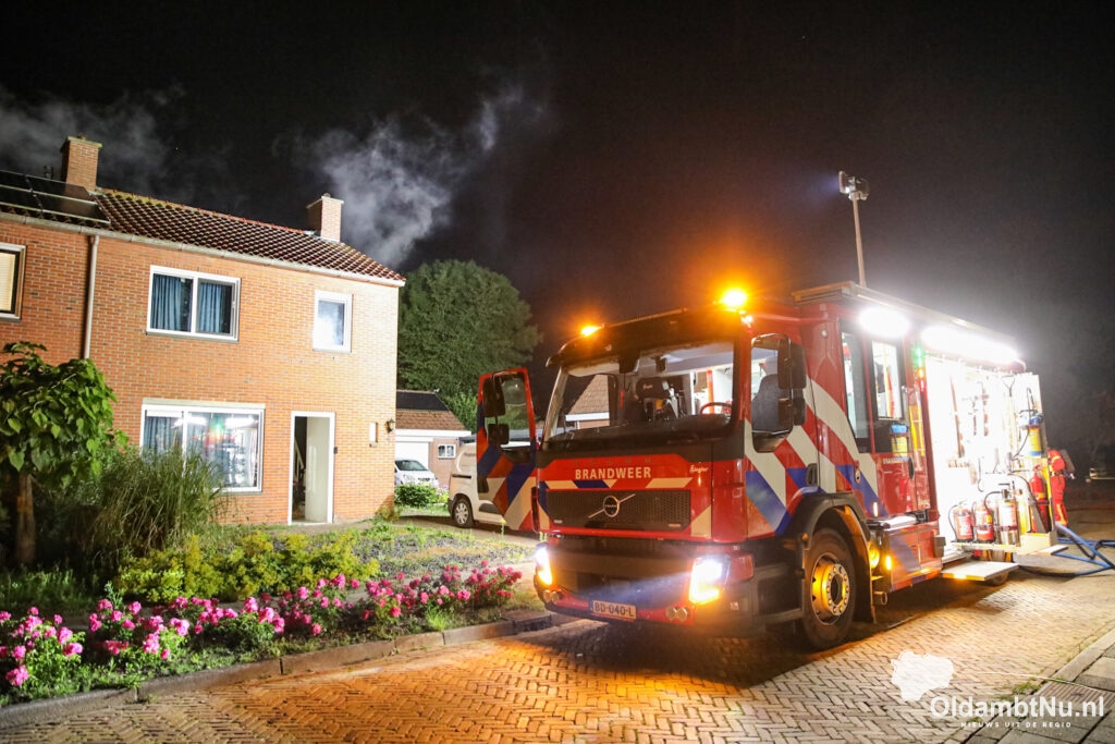 Schuurtje volledig uitgebrand bij nachtelijke brand in Nieuwolda
