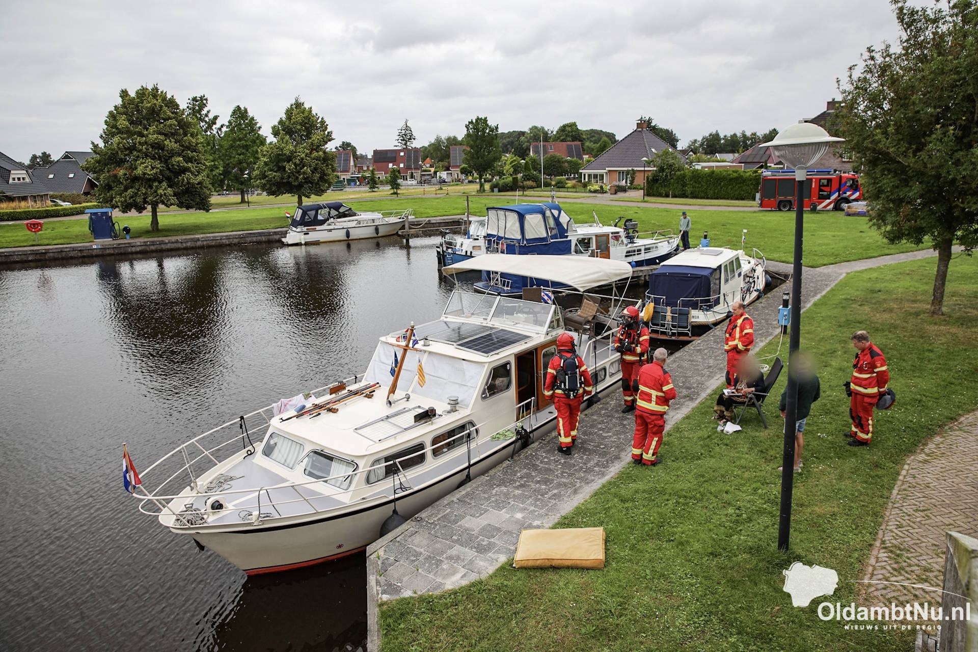 Opgezwollen accu in boot zorgt voor inzet brandweer
