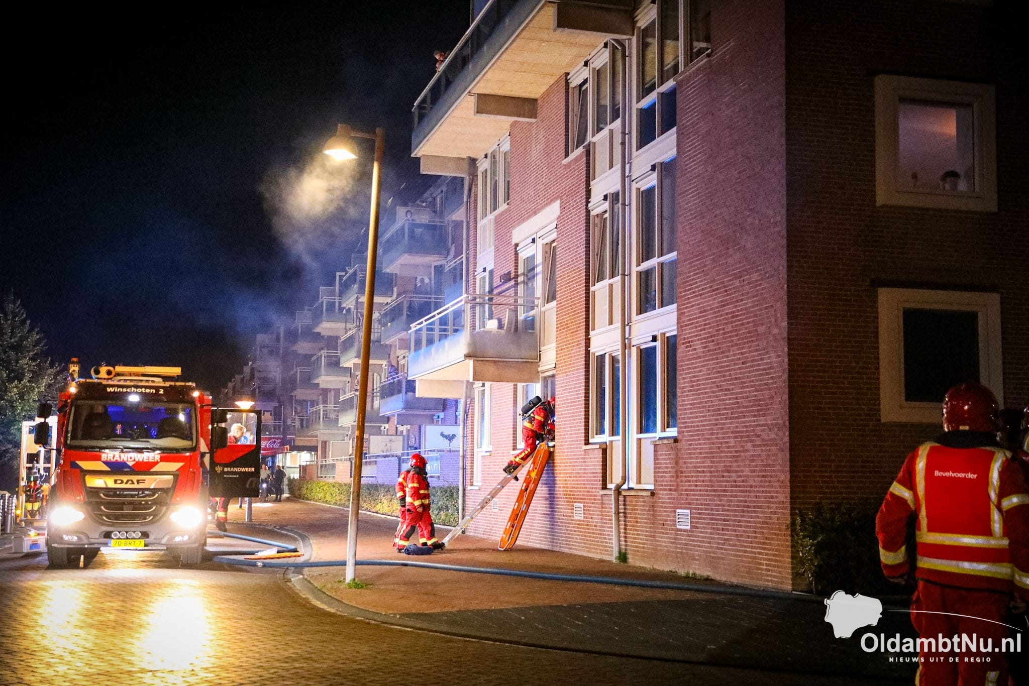 Gewonde bij woningbrand in Winschoten